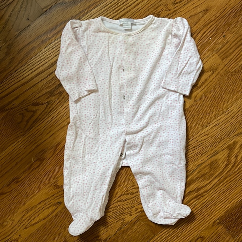 Kissy Kissy pajamas, size 3-6 months.
